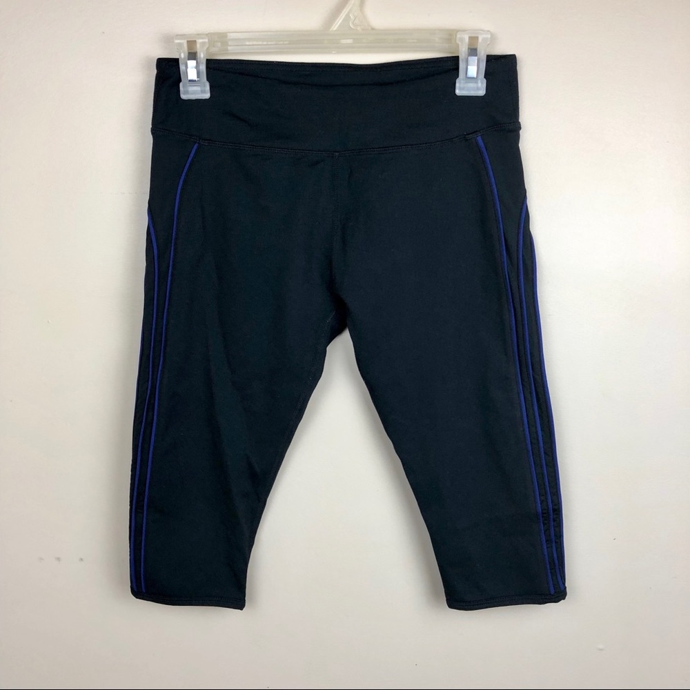 Fabletics Black with Purple Pin Stripe